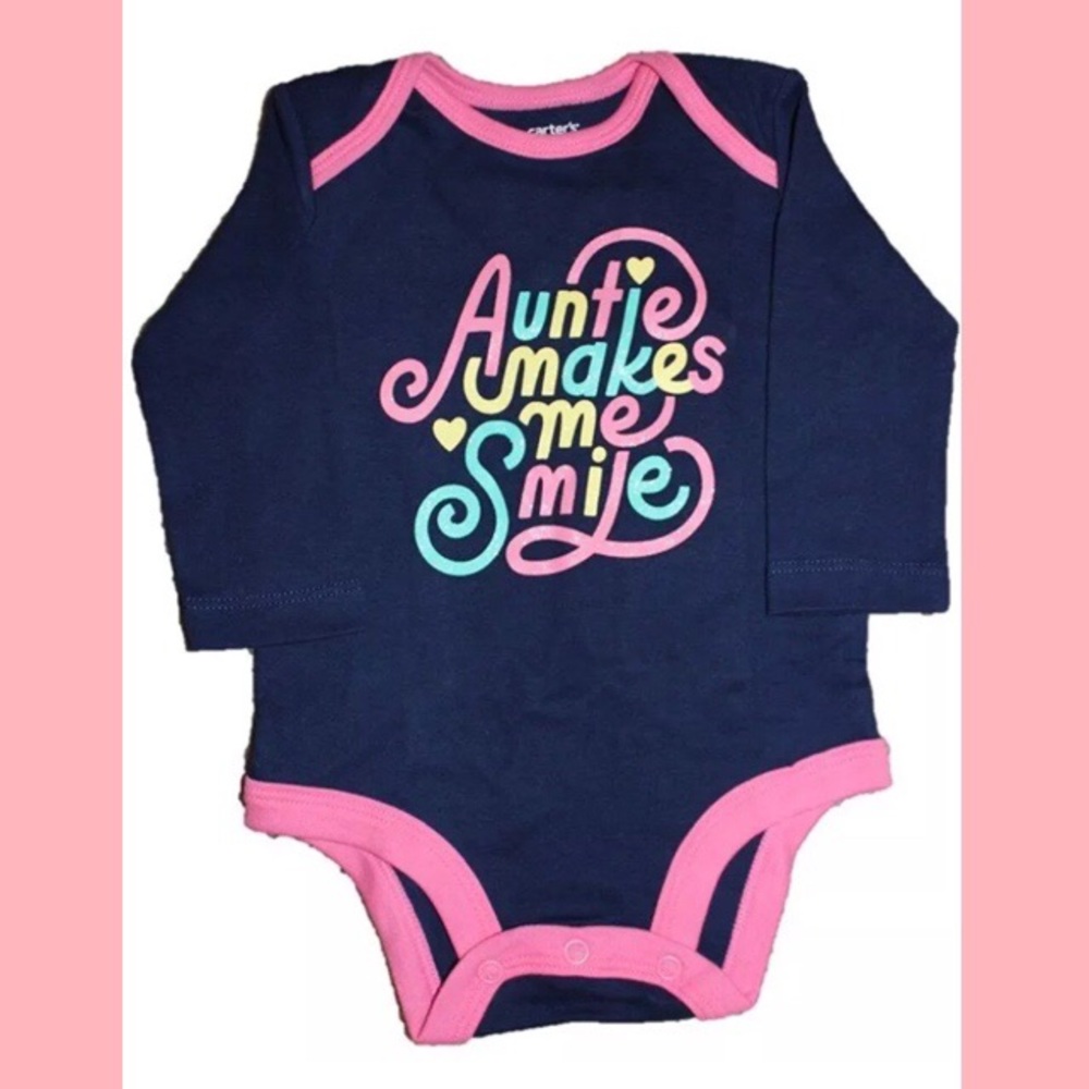 Carter’’s “Auntie Makes Me Smile” BodySuit/Onesie